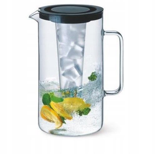 DZBANEK SZKLANY SIMAX ŻAROODPORNY 2,5 L Z WKŁADEM NA LÓD + ZAPARZACZ