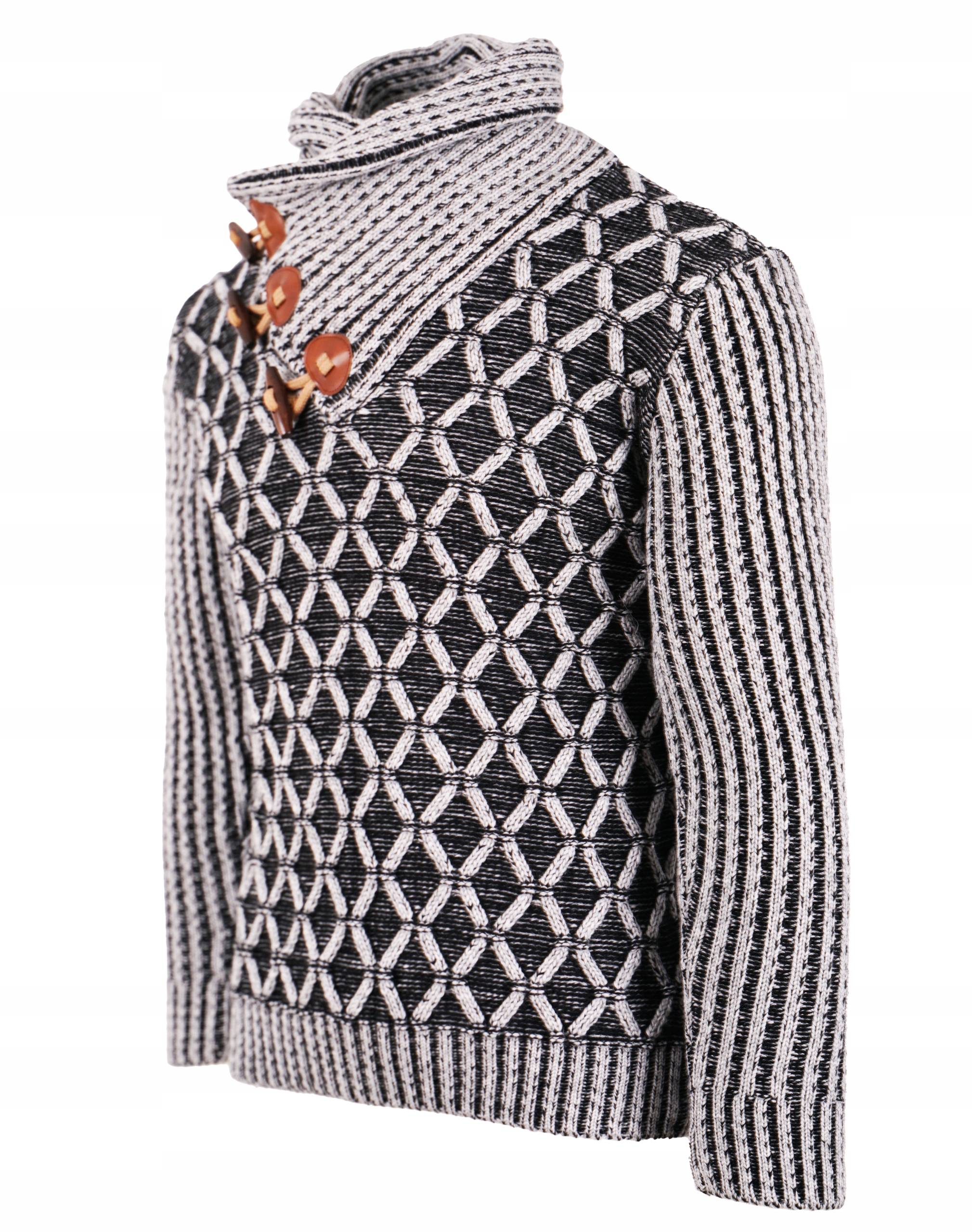 SWETER WEŁNIANY ZIMOWY MĘSKI GRUBY CIEPŁY GOLF 3XL EAN (GTIN) 868097620088