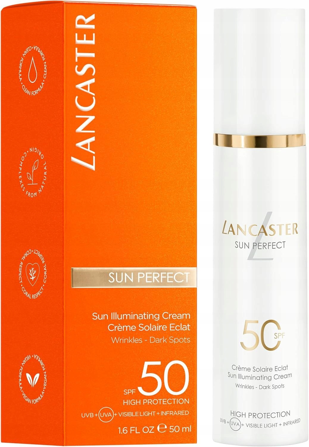 Lancaster Spf 50 Sun Perfect Infinite Glow (světlující Krém) 50 ml