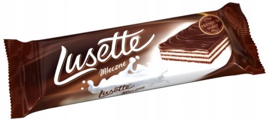 Levně Sada IDC Oplatek s mléčným krémem Lusette 50g 36 ks