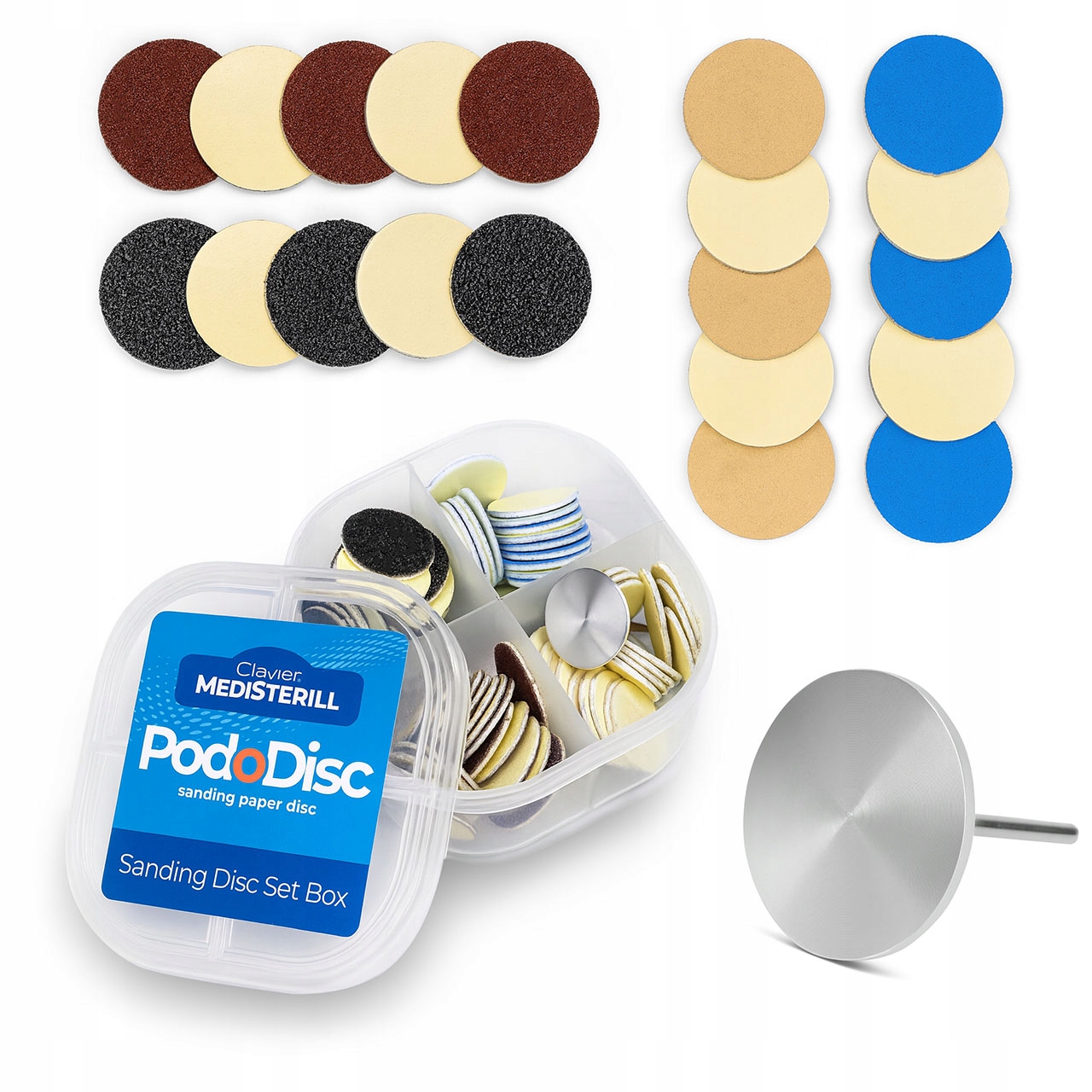 Pododisc Tarcza Dysk Pedicure + Nakładki M 20mm