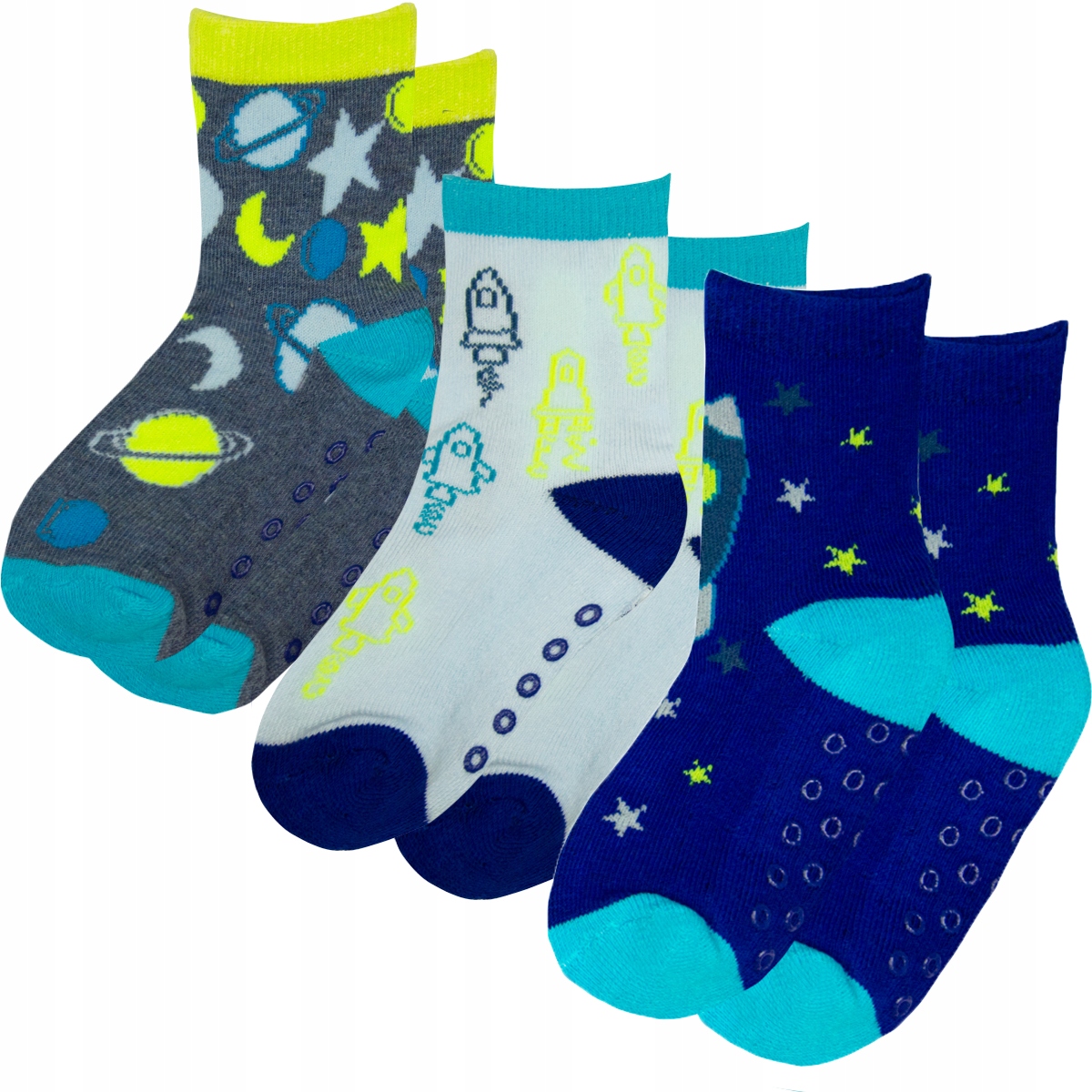 

3-PAK Skarpetki półfrotte Antypoślizowe Abs 23 26