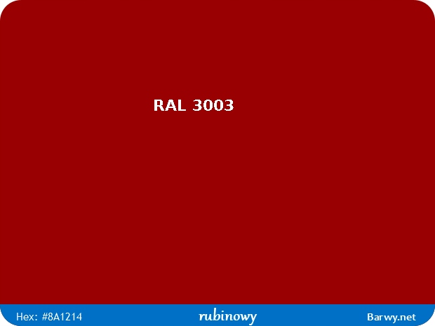 RAL 3003 CZERWONY RUBINOWY lakier BAZOWY GRAVIHEL niemetaliczna baza 338 Rodzaj bazowe