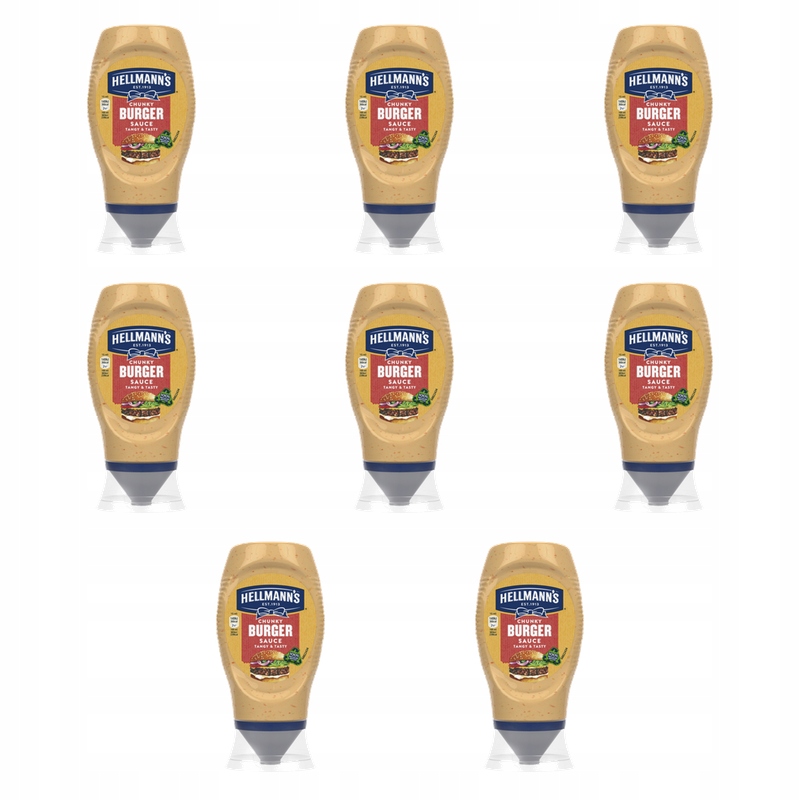 Hellmann's Chunky Burger Sos do burgerów 250ml X8