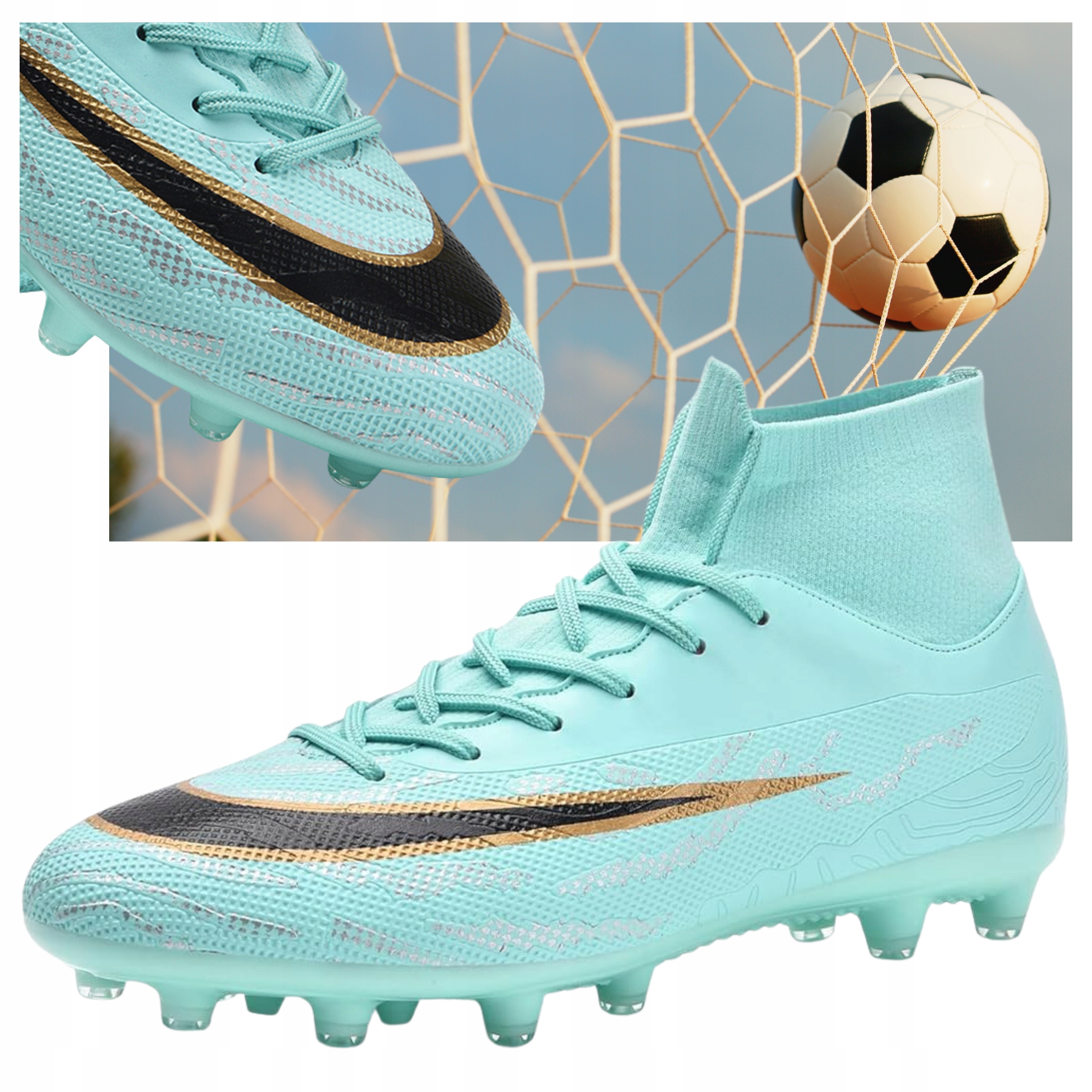 Korki Buty piłkarskie treningowe męskie do piłki nożnej sportowe lanki Fg