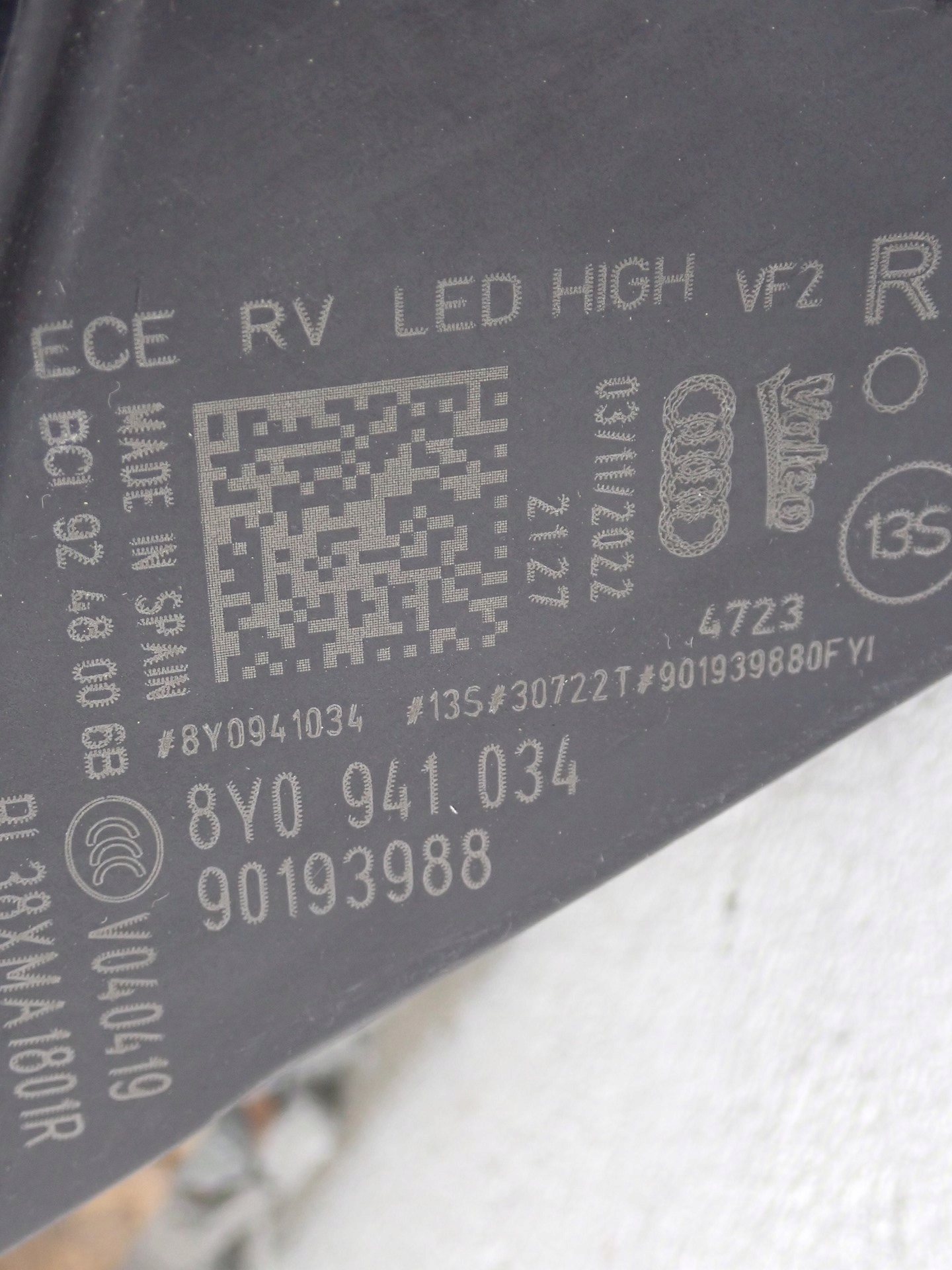 light right REFLEKTOR right FULL LED AUDI A3 8Y 2020- 8Y0941034