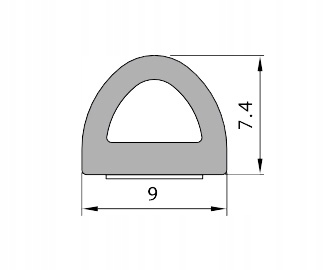 USZCZELKA OKIENNA TYP D 100M BRĄZ JAKOŚĆ HIT Marka Gold tools