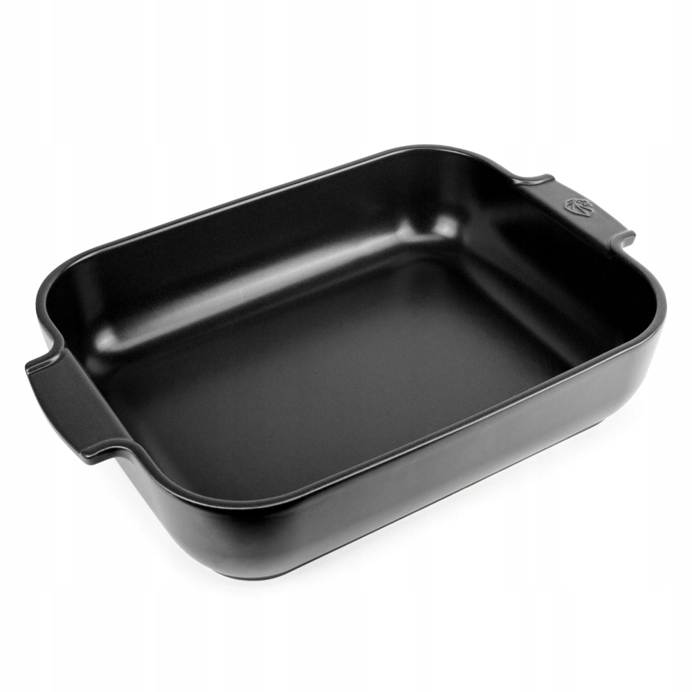Keramická zapekacia misa, 40 cm, čierna