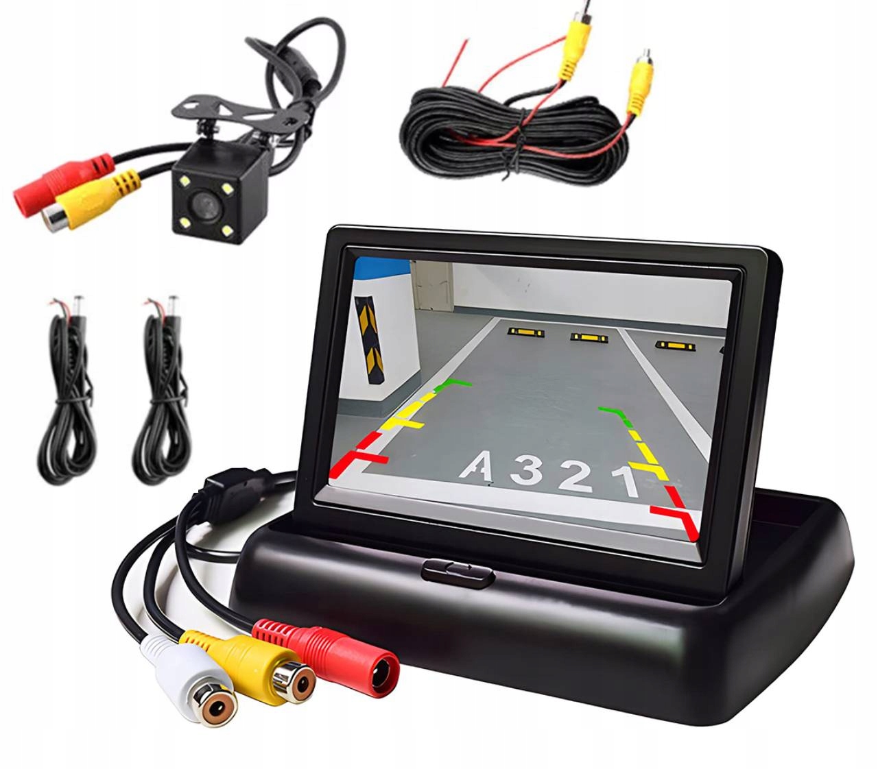 ZESTAW COFANIA MONITOR 4.3'' KAMERA FULL HD DO BUS TRAKTOR
