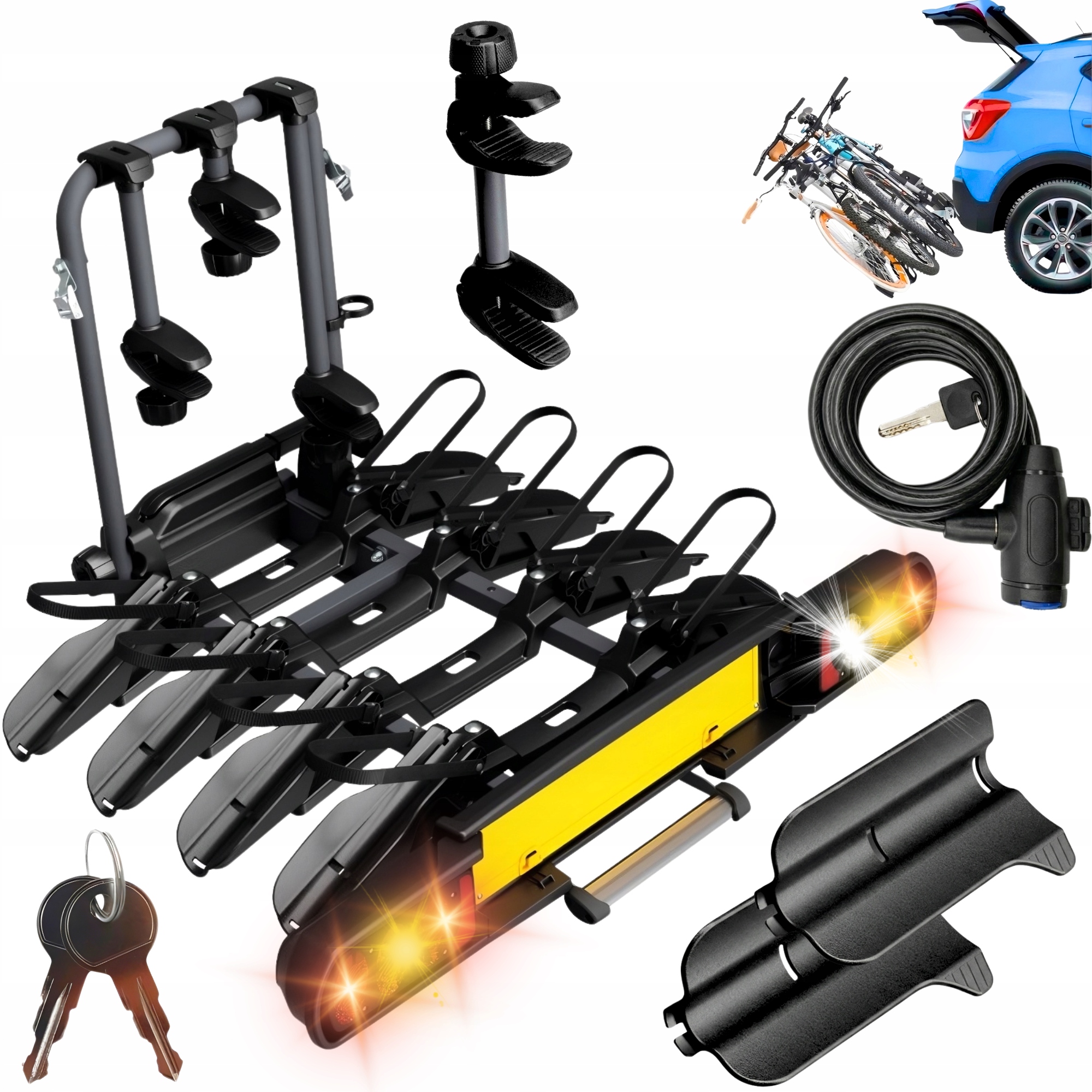 Peruzzo na Narty w Uchwyty rowerowe na hak holowniczy samochodu ...