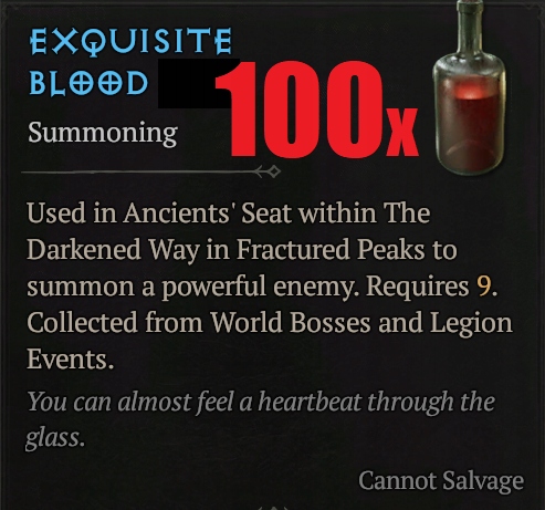 Exquisite Blood Krew Diablo 4 Sezon Lord Zir przepustka