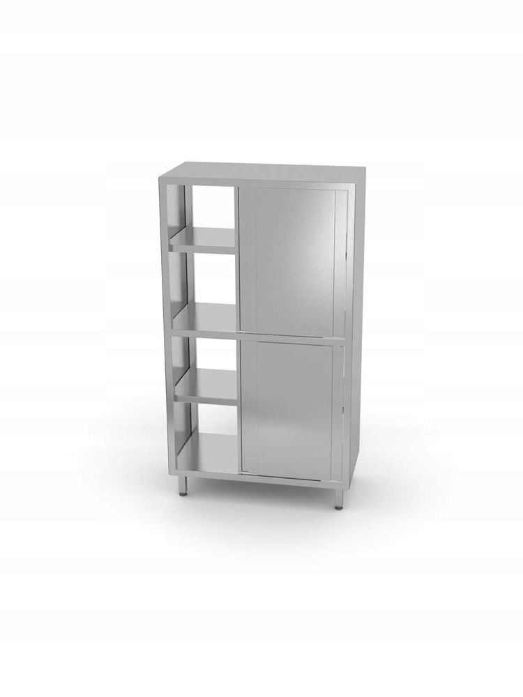 Szafa przelotowa z przegrodą i drzwiami suwanymi 800x500x(H)1800mm Szerokość produktu 80 cm