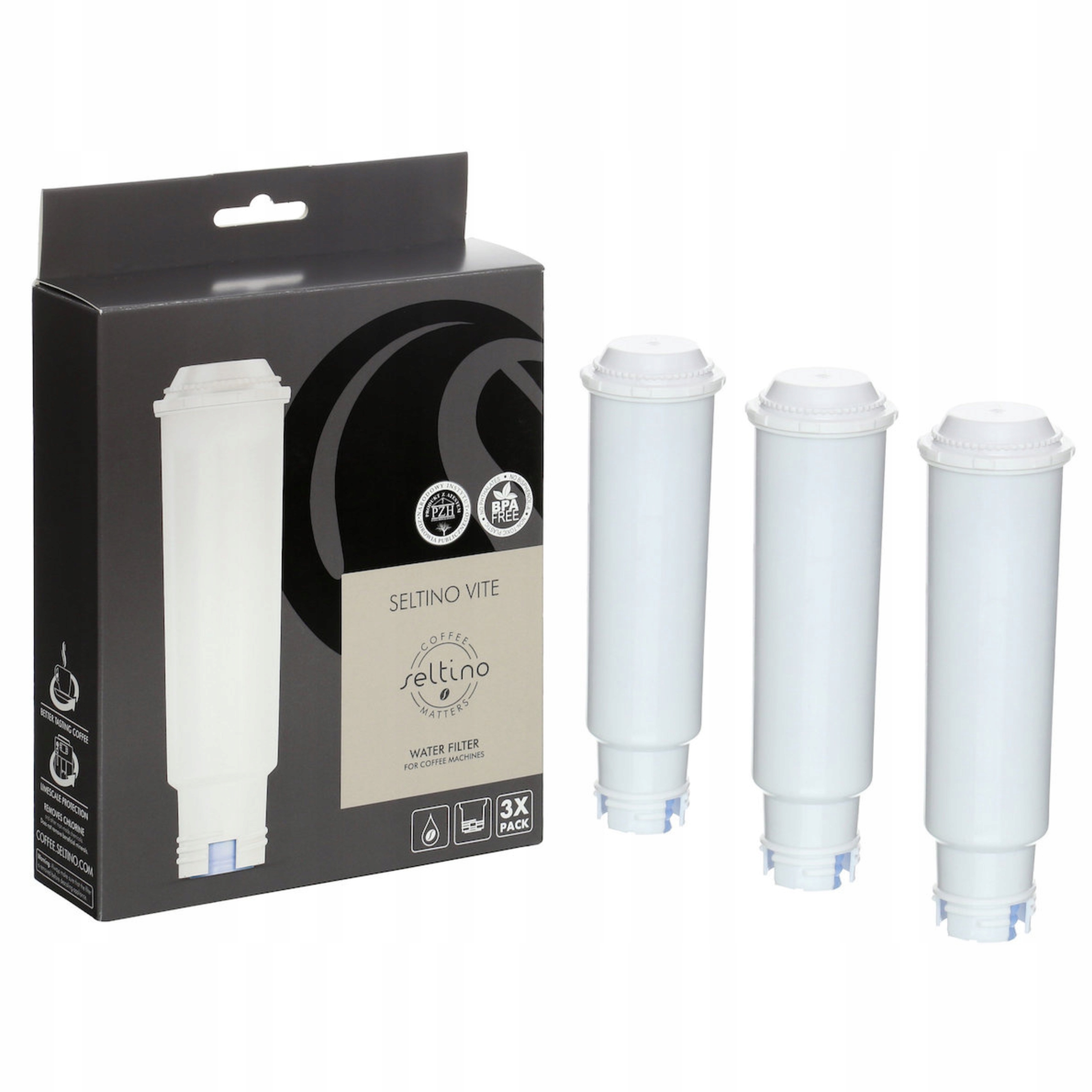 

3xFiltr do Melitta Pro Aqua zamiennik Seltino Vite