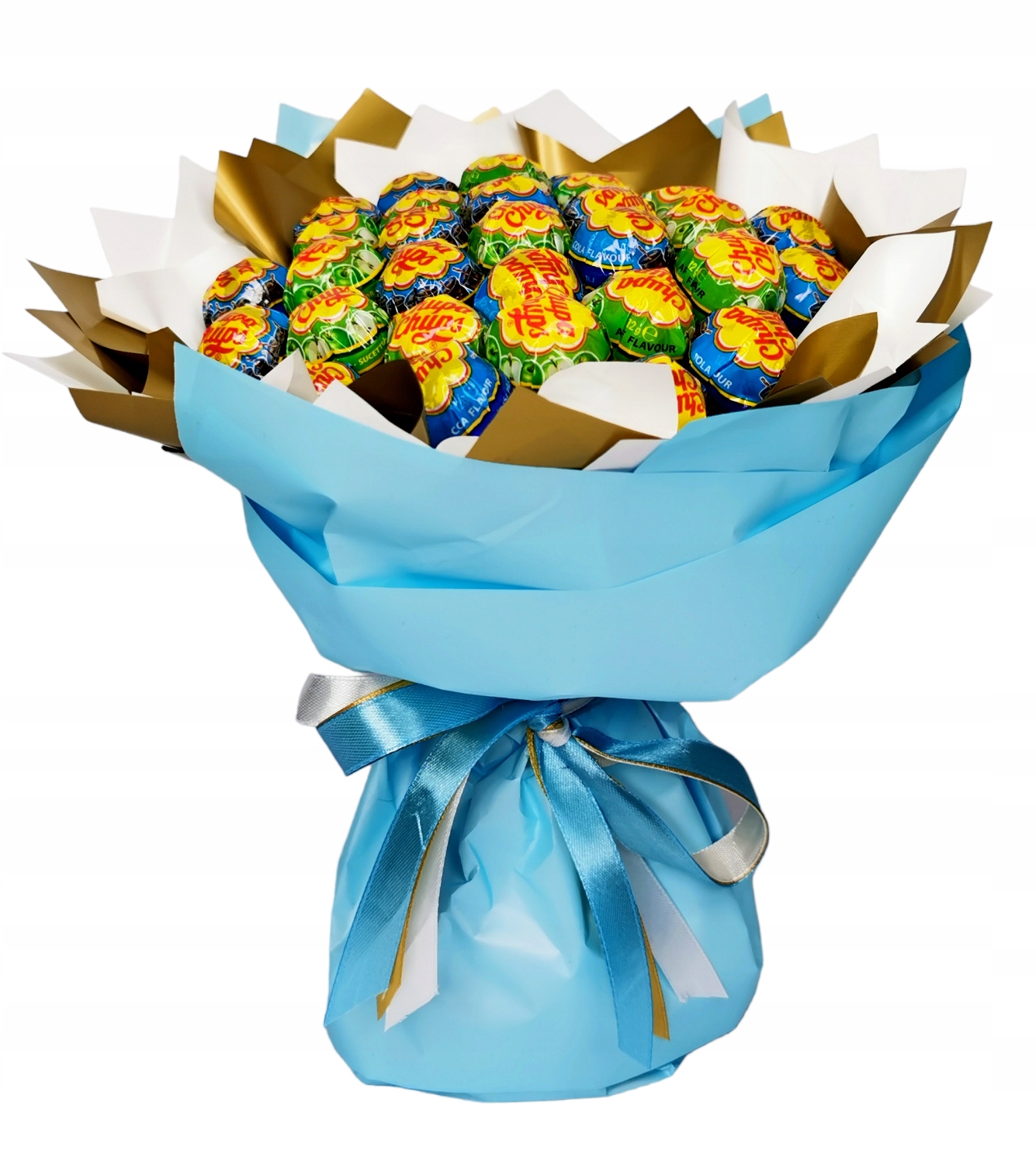 Levně Kytice lízátka Chupa Chups Sladký Dárek 30 lízátek Velký