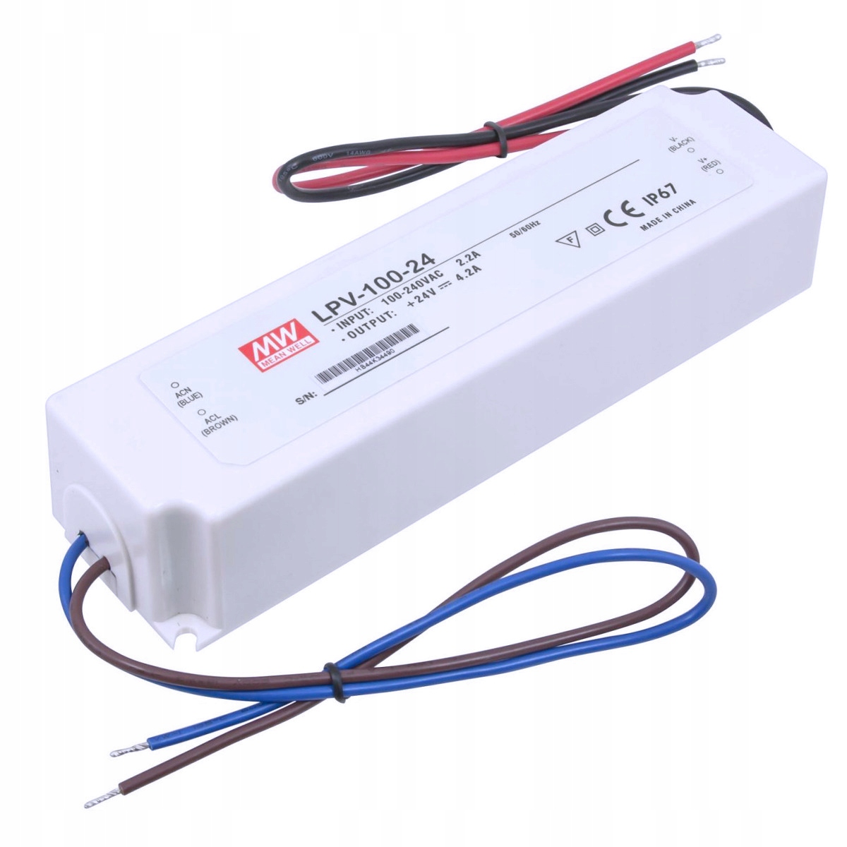 

Zasilacz Led 24V 4,2A 100W Mean Well LPV-100-24