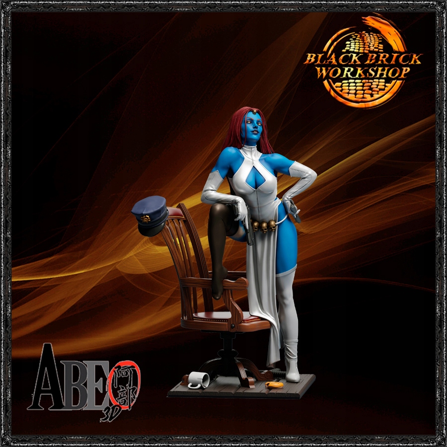 Mystique Unpainted Abe 3D 1/24 (75mm) Měřítko (sfw) 3D Tisk