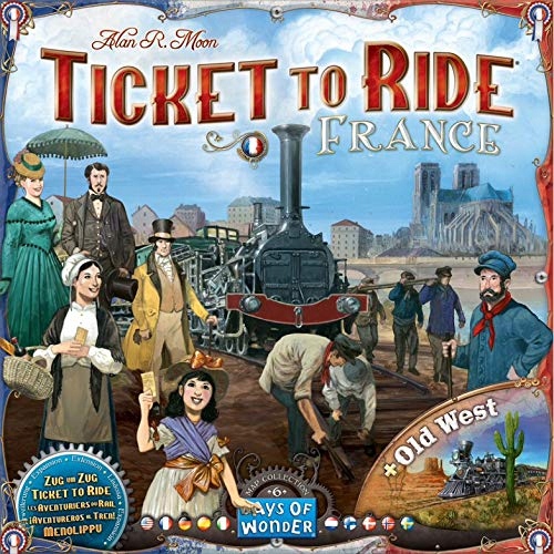 Moon, Alan R. Days of Wonder | Ticket to Ride France Board Game EXPANSION | Wydawca Asmodee