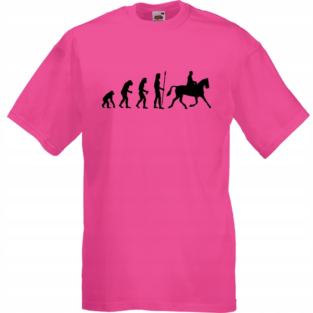 

Koszulka z nadrukiem jeździectwo konne, konie S