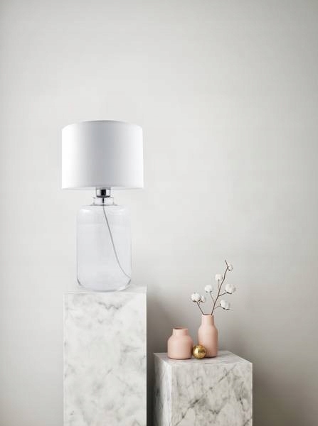 Lampa stołowa AMARSA przezroczysty 5506WH Marka Zuma Line