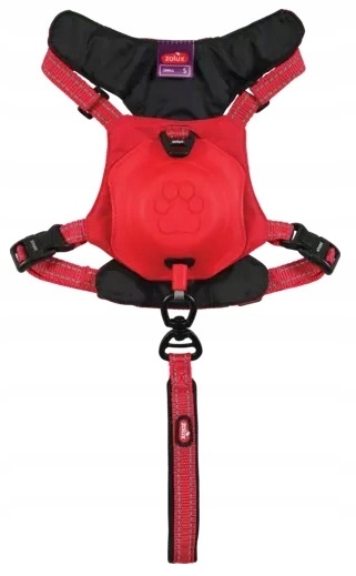 Levně Postroj S Automatickým Vodítkem Pro Psa Kočku Sada Easyride Xs Červená