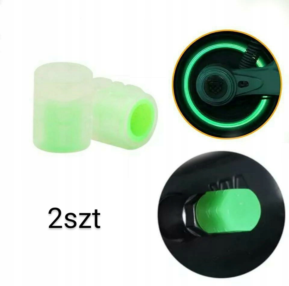 

Nakrętki Na Wentyle Fluorescencyjne Zielone Tuning