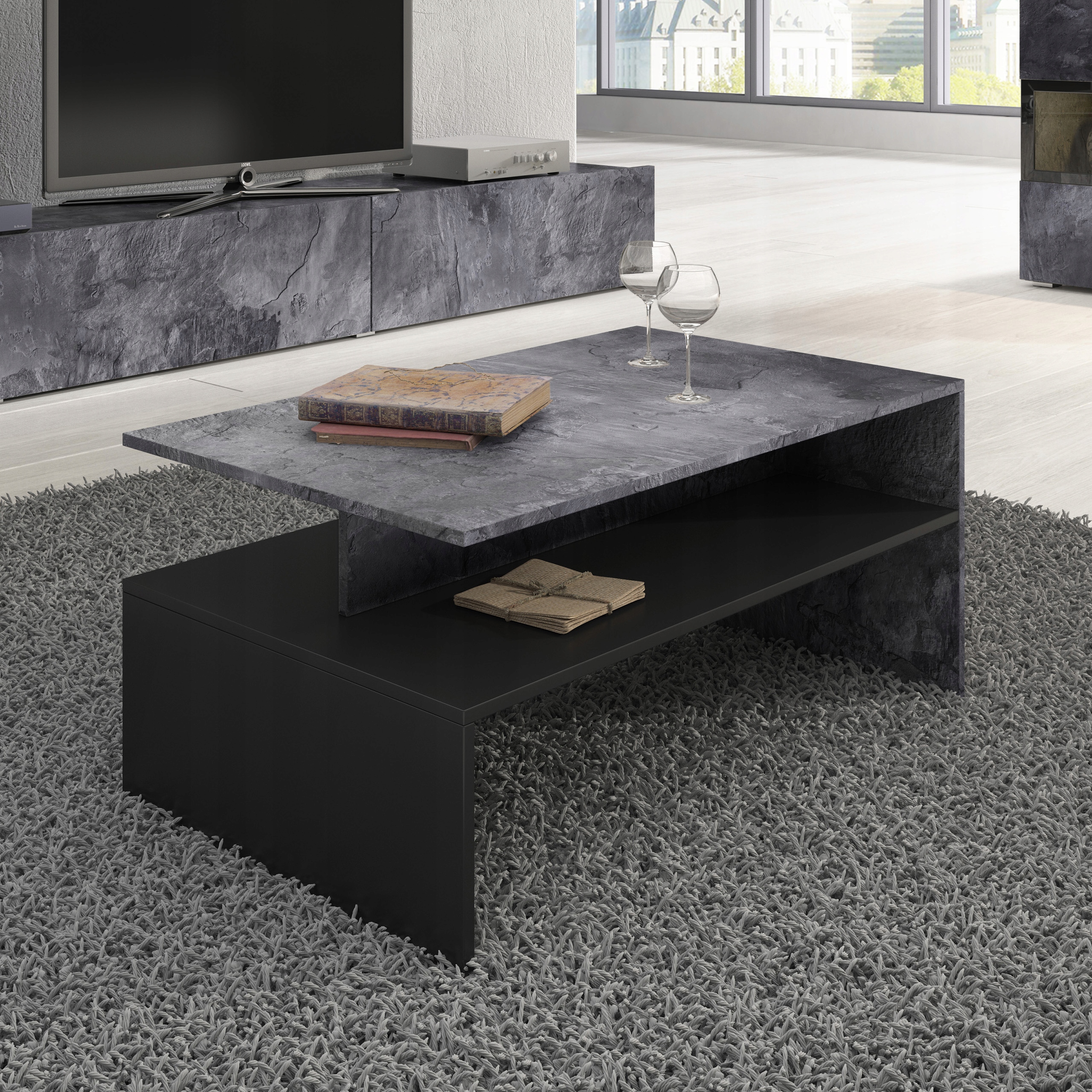 Lavička Barolo 100 cm Konferenční stolek do obývacího pokoje