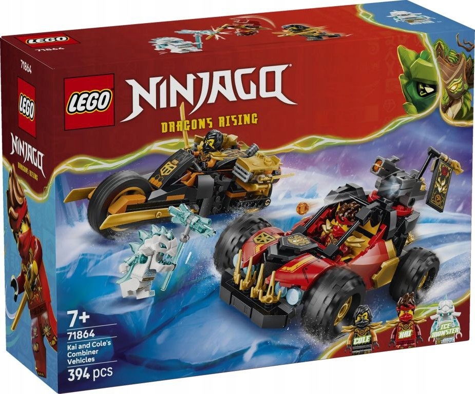 71864 Lego Ninjago Multifunkční vozidla Kaie a Colea Lego