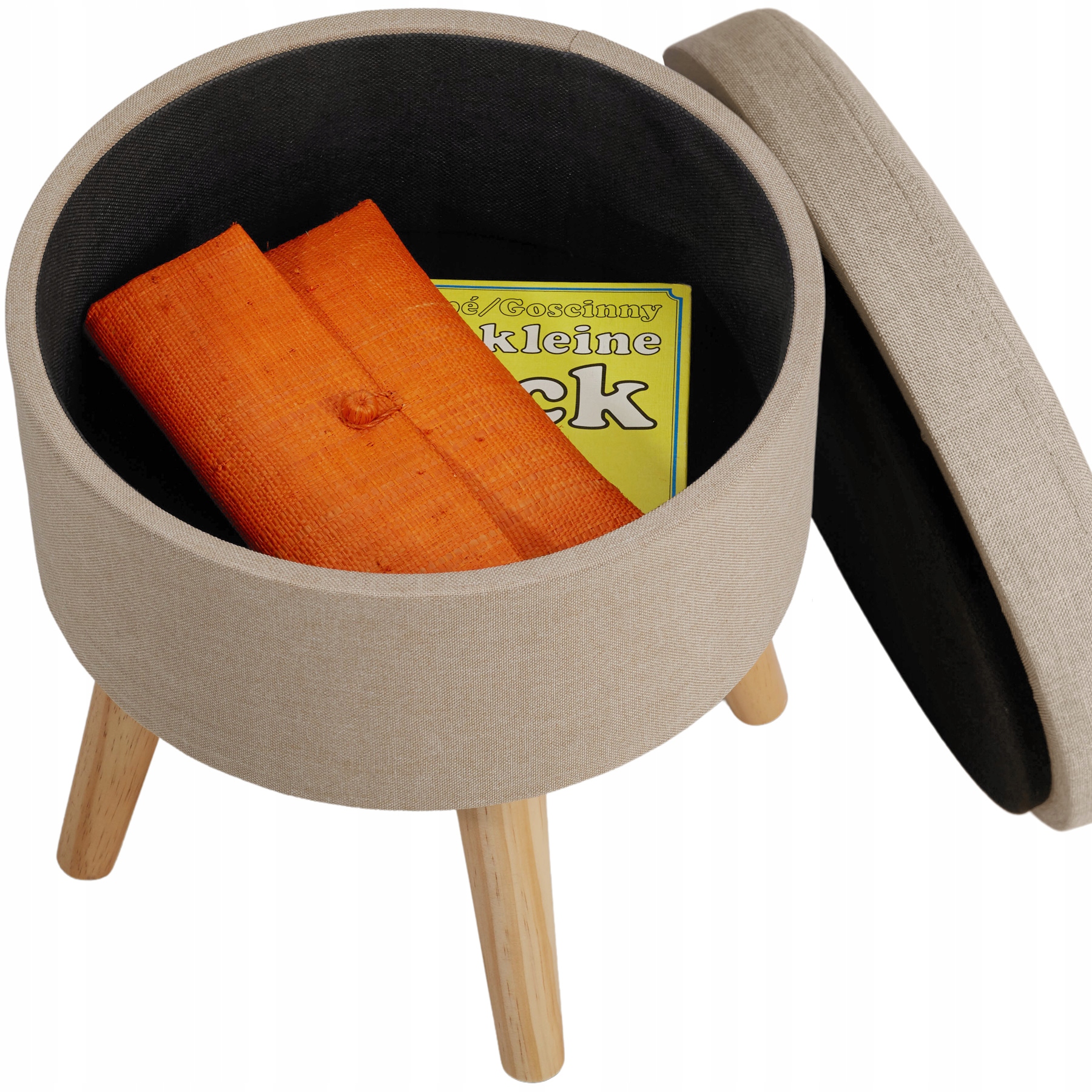 Stołek, taboret Yumi tapicerowany Kolekcja 1