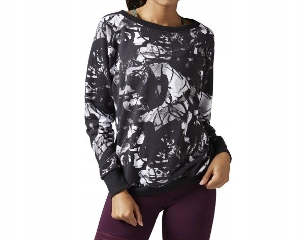 

Bluza damska Reebok S Faves Aop [B45992] S