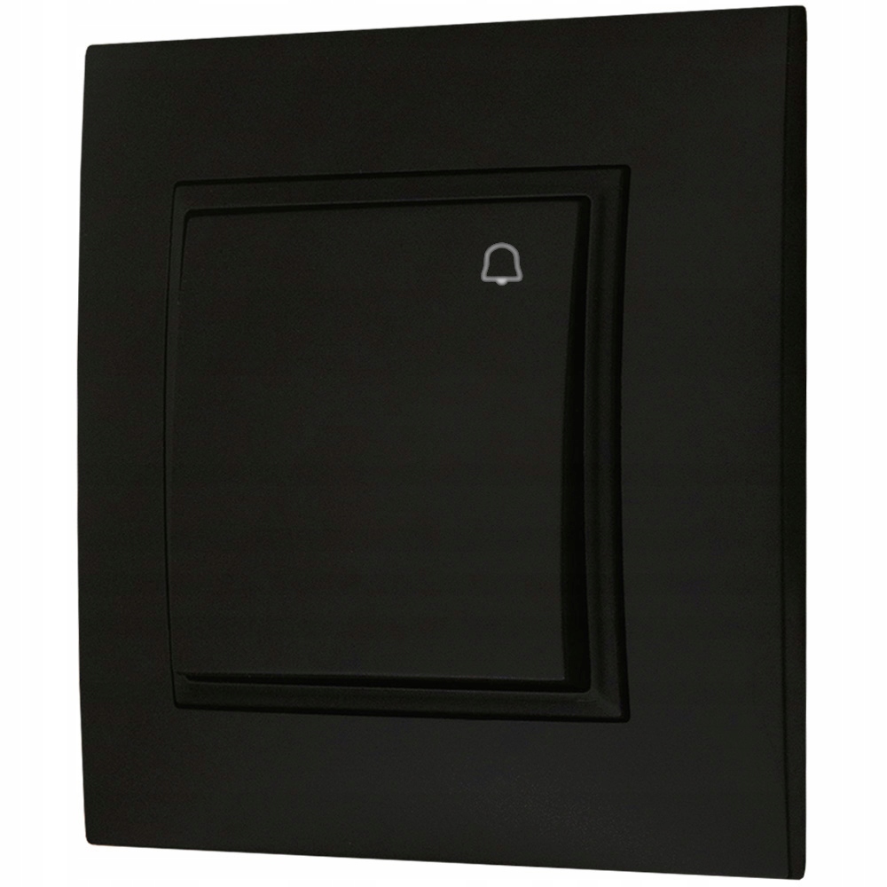 WŁĄCZNIK ŚWIATŁA DZWONKOWY CZARNY ARIA