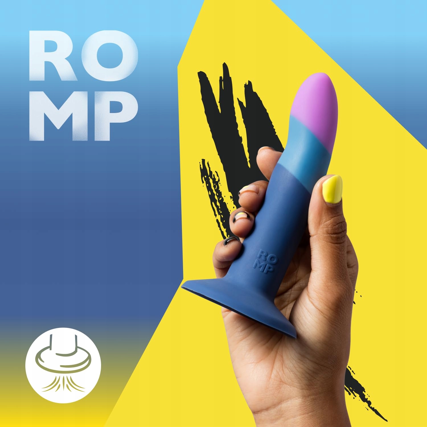 ROMP Zestaw Pegging Silikonowy Dildo 5 Calowy Regulowany Harness — miniatura 2