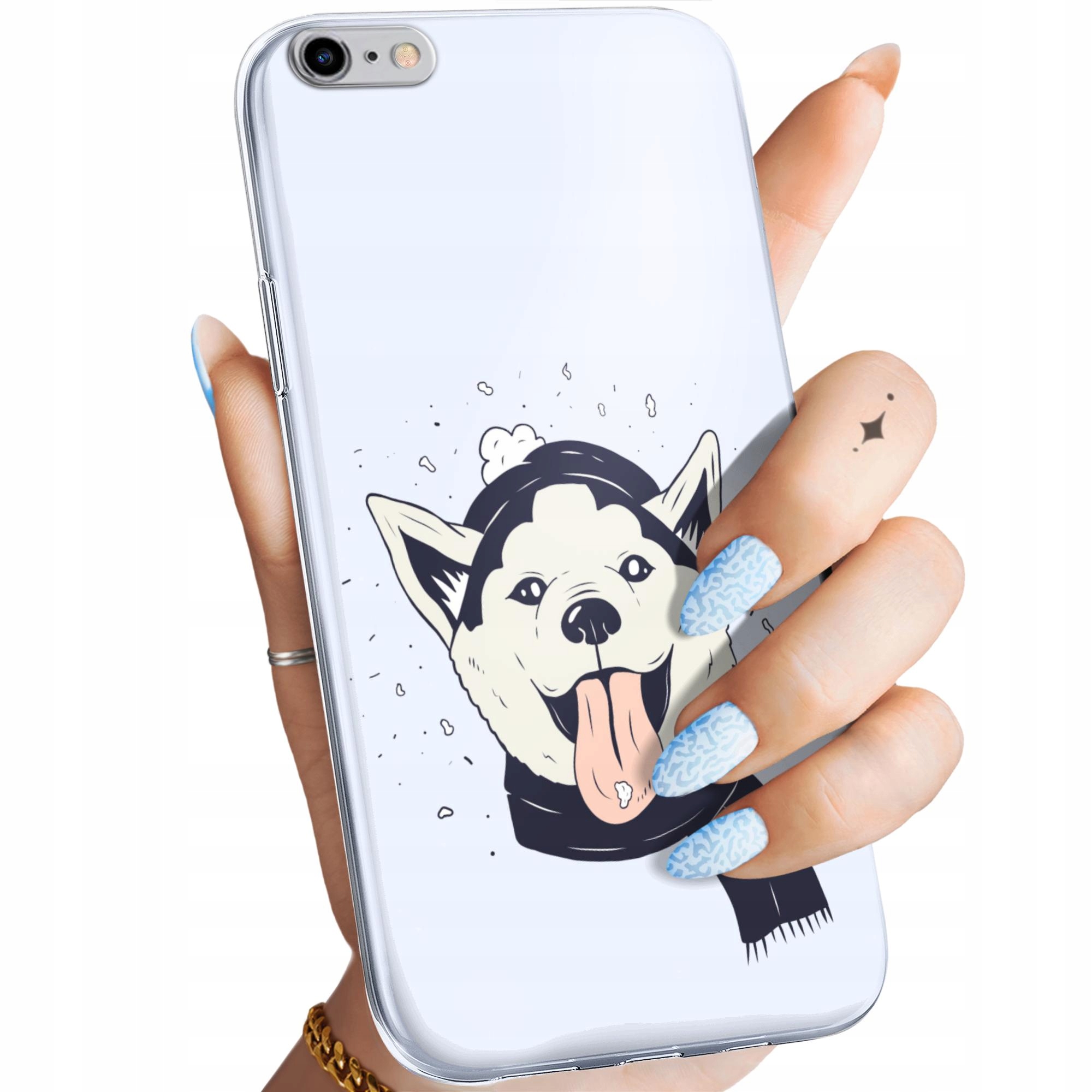 Etui Do Iphone 6 Plus 6S Plus Husky Psy Pieski Obudowa Pokrowiec