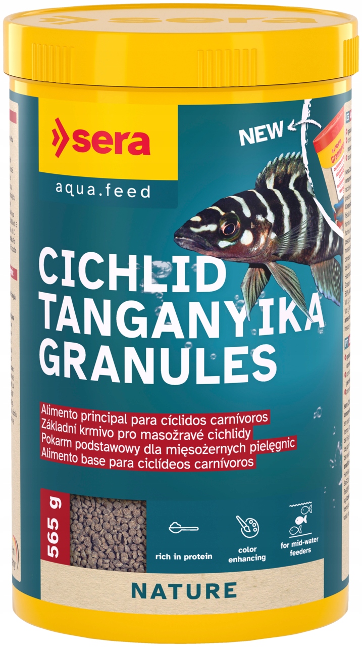 Levně Sera Cichlid Tanganyika Granule (granulované) 1000ml 565g