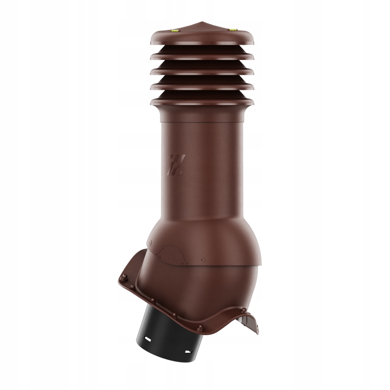 Větrací komín nezateplený HiVENT fi125 pro vlnitou desku Bronz