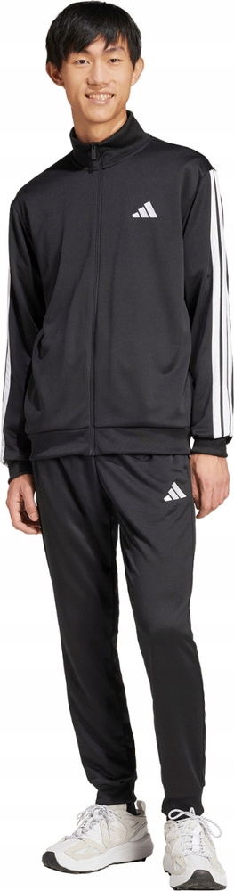 Teplákovka Pánský Adidas Sportswear Basic 3-STRIPES French Terry Černý vel XL