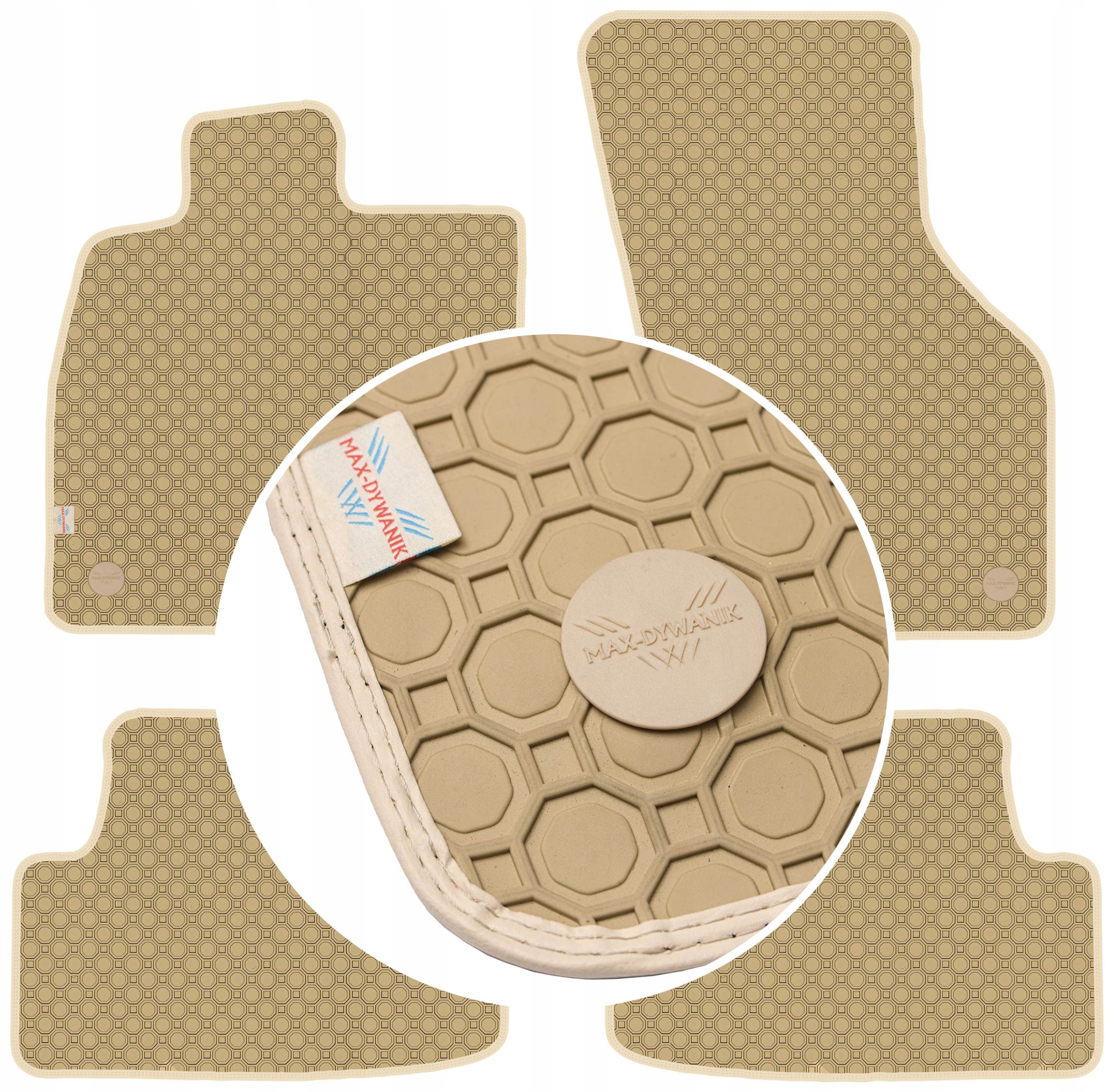 Seat Leon III 2013-2019 Koberce Béžové