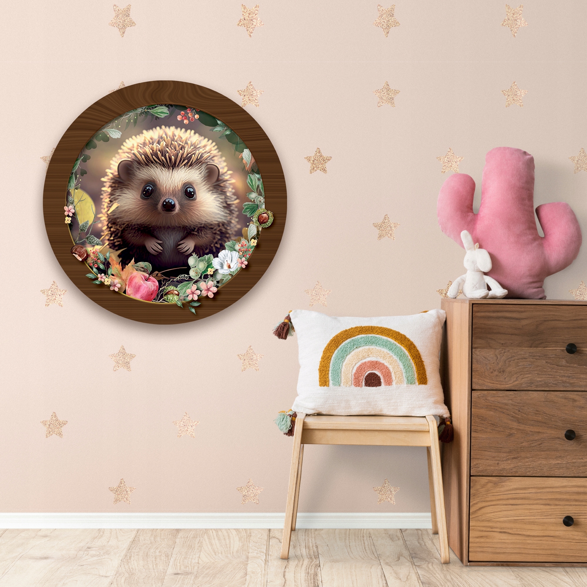 Puzzle drewniane WOOD YOU DO | Hedgehog | 40 elementów | XL Płeć chłopcy dziewczynki
