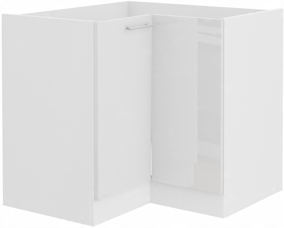 

Szafka narożna biała 89x89 stojąca. Biały Połysk