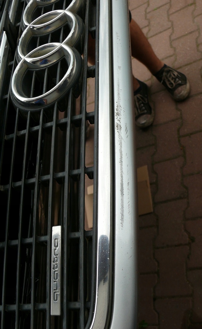 Capot Grille AUDI A8 D2 1994-1998r. 8A0010126P LY7M