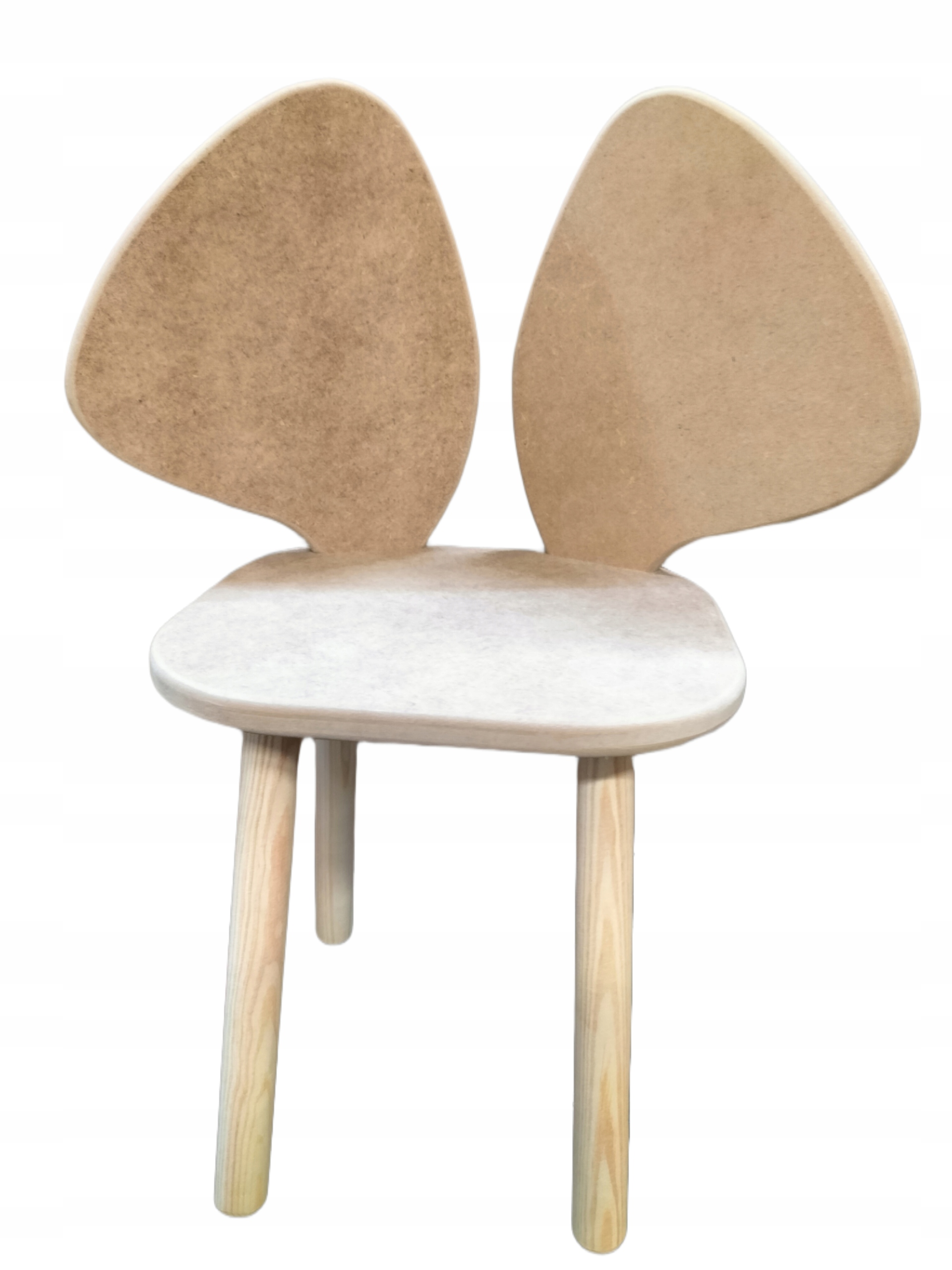KRZESEŁKO DZIECIĘCE DREWNIANE, krzesełko MOUSE MDF