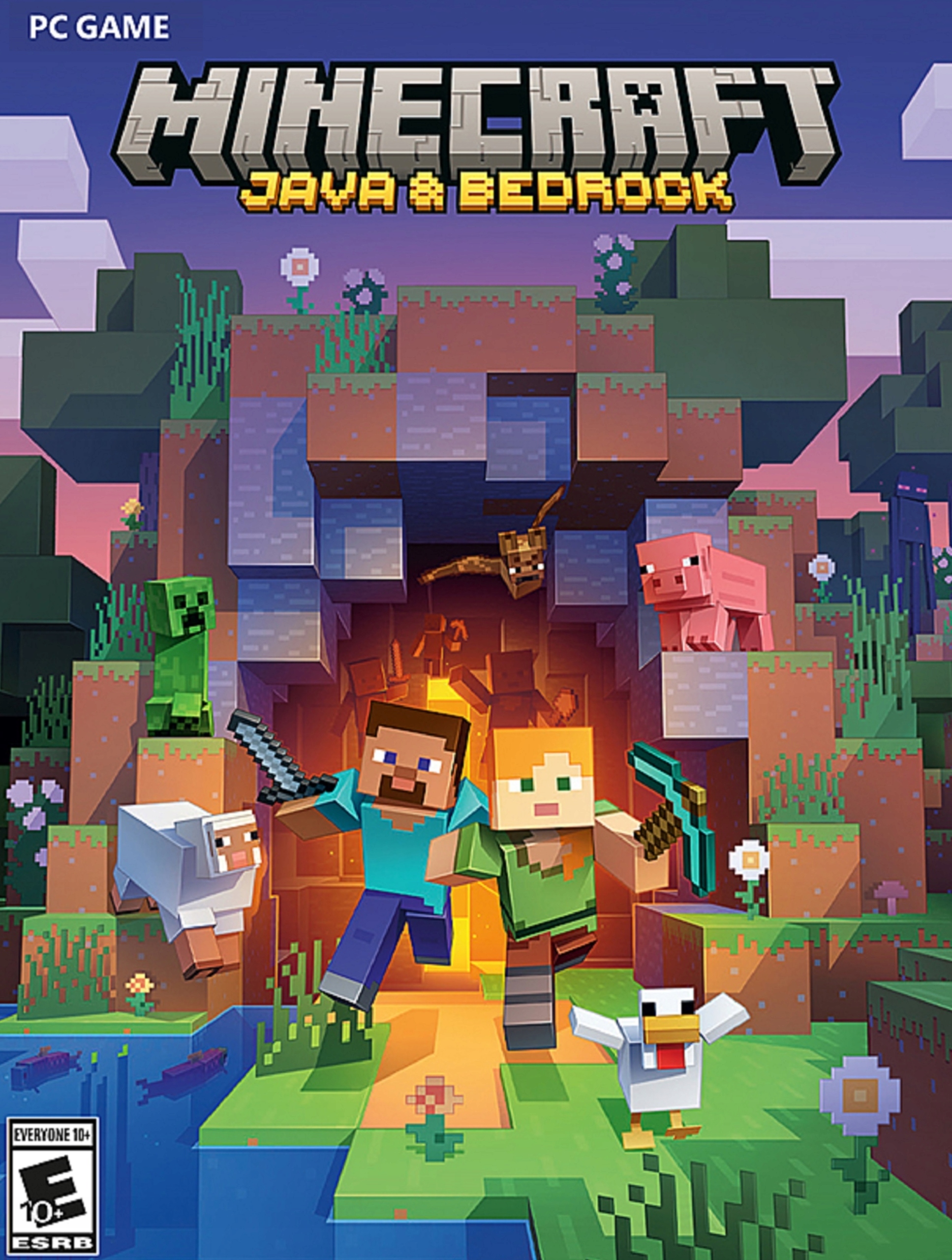MINECRAFT JAVA & BEDROCK EDITION - GRA PC - POLSKA WERSJA - KLUCZ