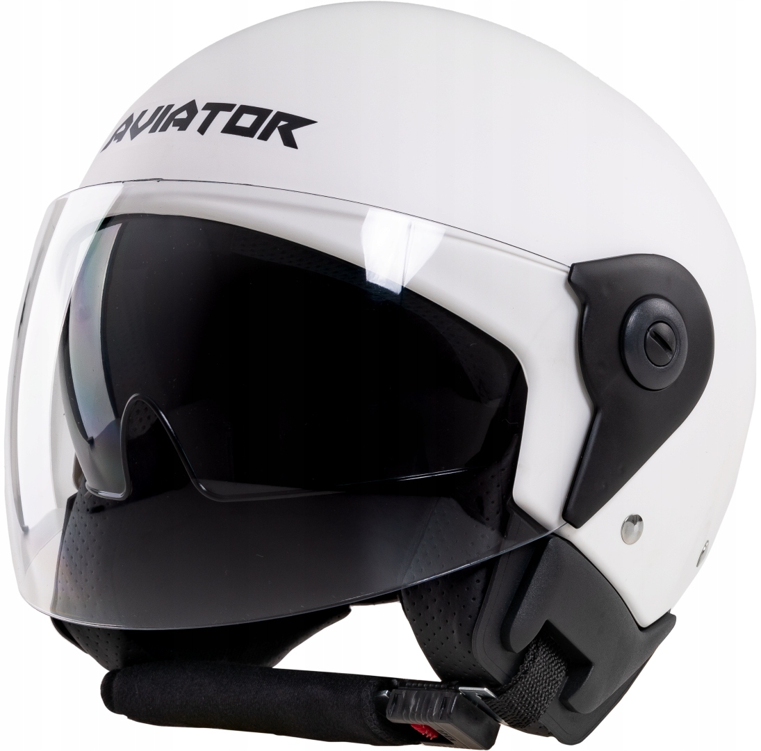 KASK MŁODZIEŻOWY NA MOTOR SKUTER MAT Z BLENDĄ VT S Rozmiar S