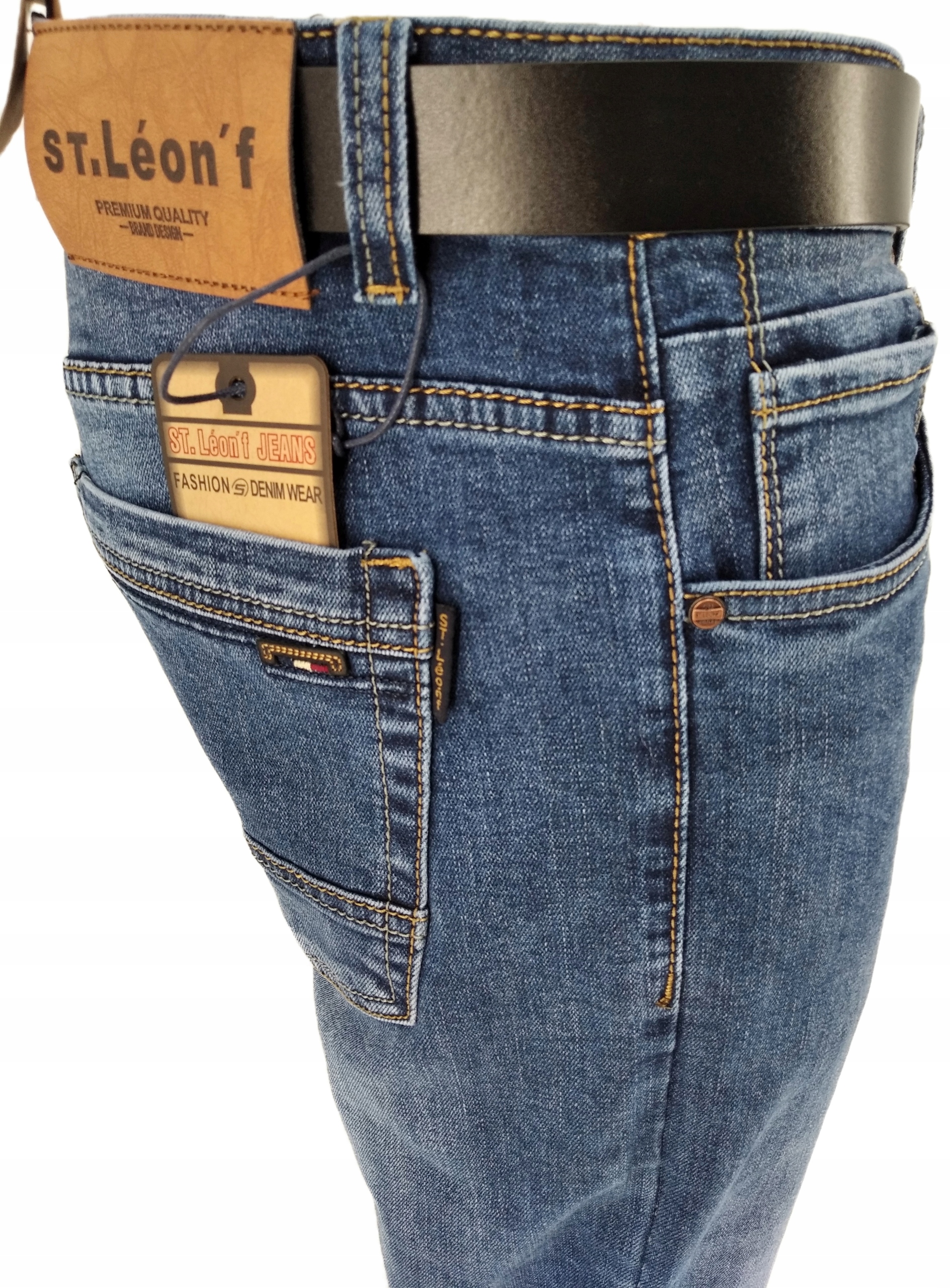

Spodnie Męskie Jeans Blue Jasny S75 W38 96-98 CM