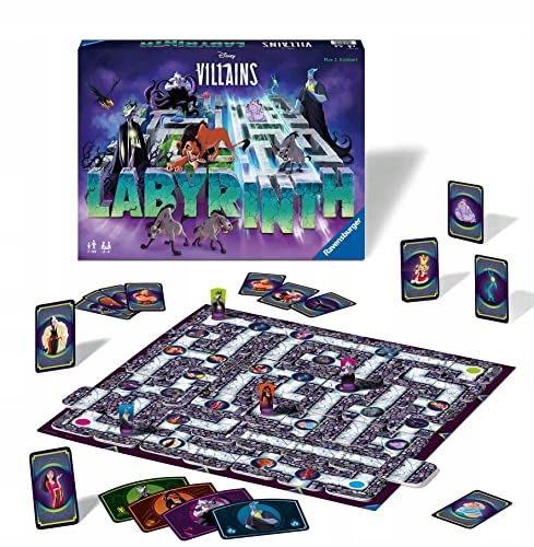 Gra planszowa Ravensburger Disney Villains Labyrinth Labirynt Złoczyńcy