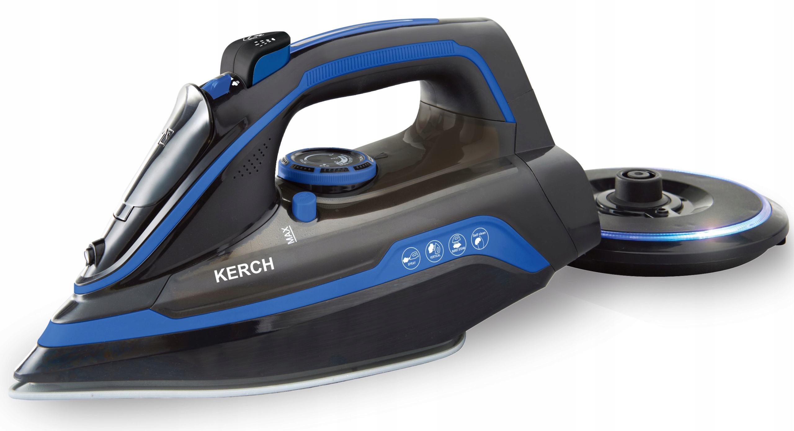 Żelazko Bezprzewodowe Parowe Kerch Ultimate Blue Powłoka Ceramiczna 2600W