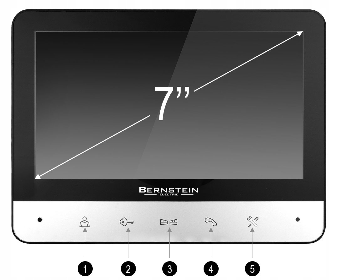 WIDEODOMOFON WiFi WIDEO DOMOFON BERNSTEIN FURTKA BRAMA Rodzaj domofonu Jednorodzinny