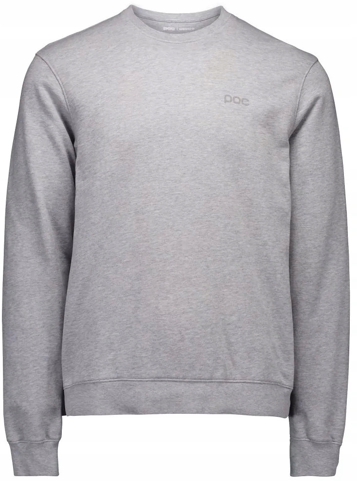 Bluza Bawełniana Poc Crew Grey Melange r. M