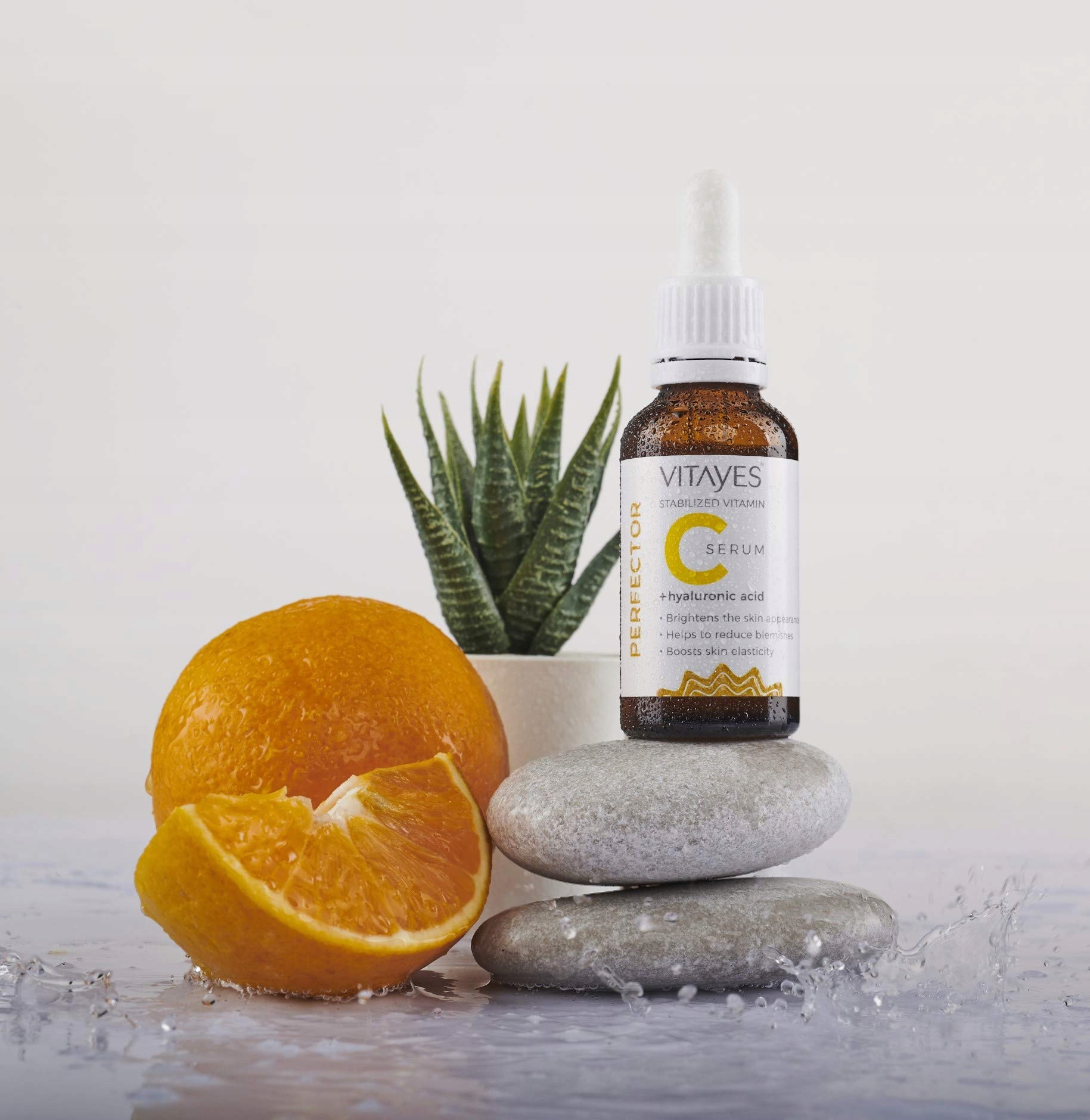 VITAYES Serum Witamina C z Kwasem Hialuronowym 30ml Vegan — miniatura 8