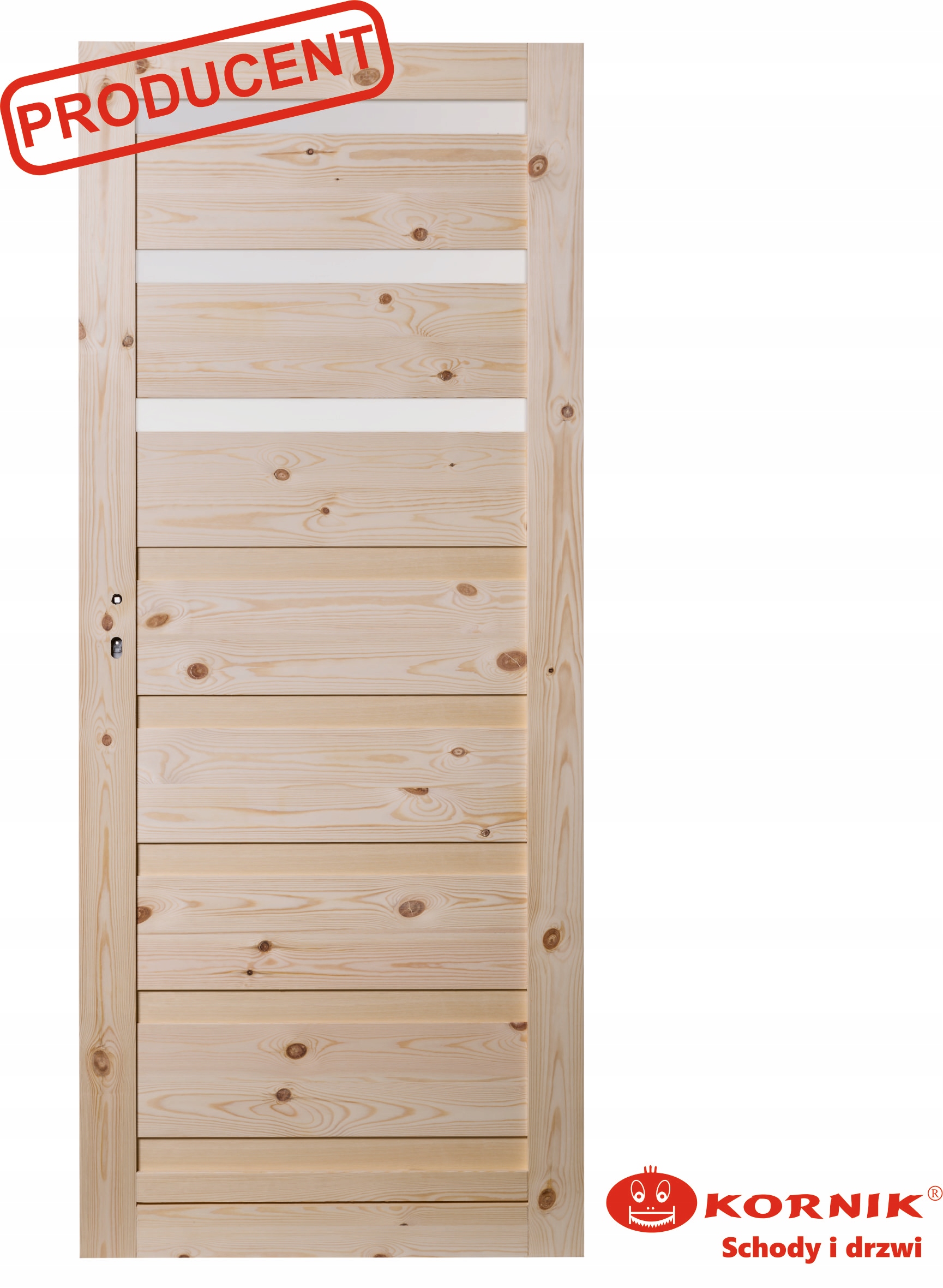 DRZWI OKTAWA SOSNA SĘCZNA WC 90 KORNIK PRODUCENT