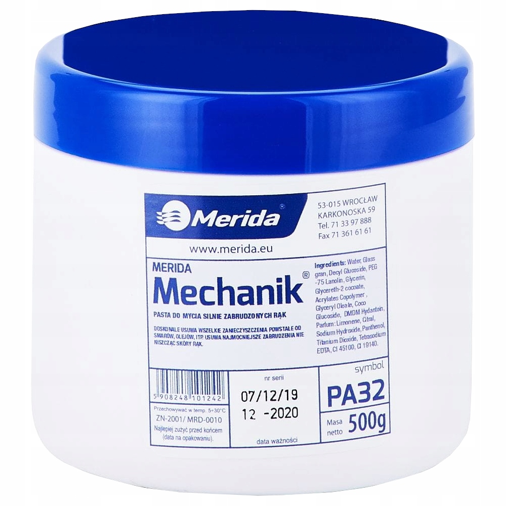 

Pasta Bhp ścierna, wydajna Merida Mechanik PA32